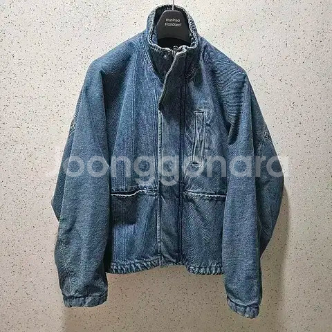 M) 자라 릴렉스핏 데님 점퍼 청자켓 오버핏 상하이 에디션--0