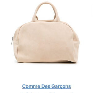 꼼데가르송 스웨이드 미니백