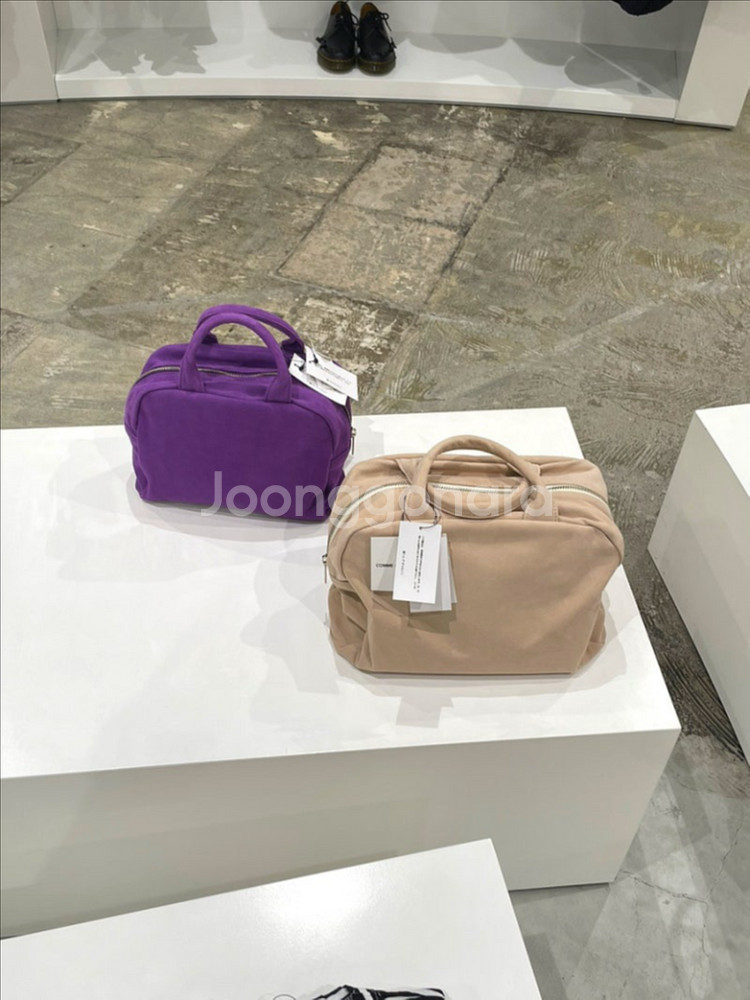 꼼데가르송 스웨이드 미니백--2