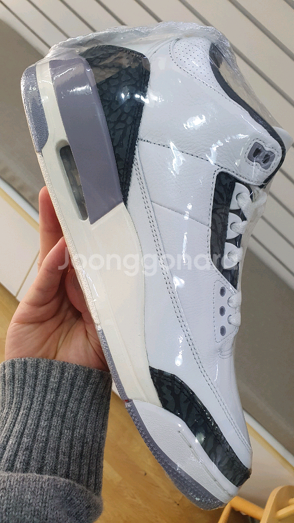 나이키 에어 조던 3 레트로 시멘트그레이 280새상품--3