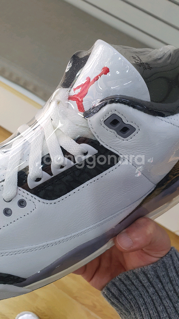 나이키 에어 조던 3 레트로 시멘트그레이 280새상품--1