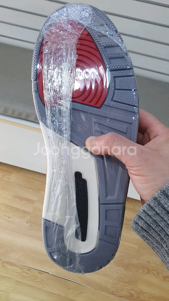 나이키 에어 조던 3 레트로 시멘트그레이 280새상품--4