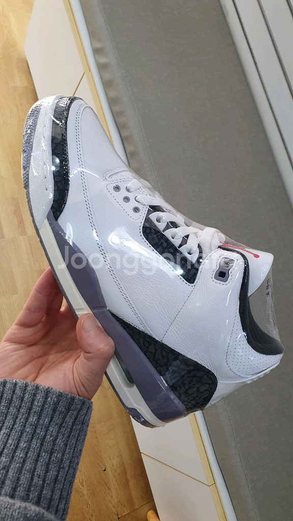 나이키 에어 조던 3 레트로 시멘트그레이 280새상품--0