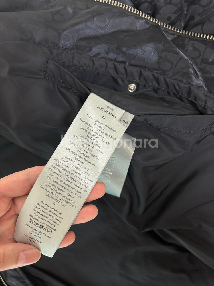 디올 오블리크 패딩 점퍼--3