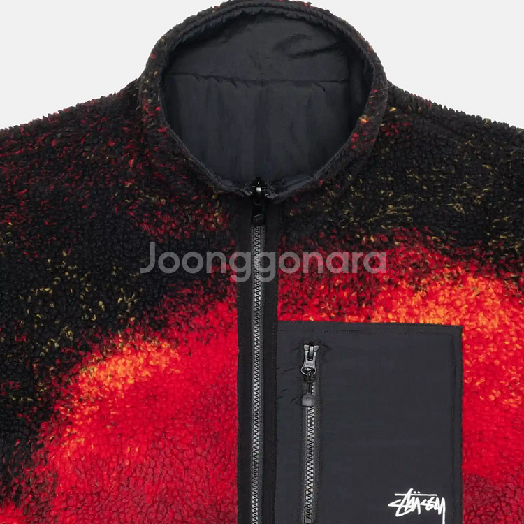 새상품 스투시 쉐르파 리버시블 자켓 후리스--5