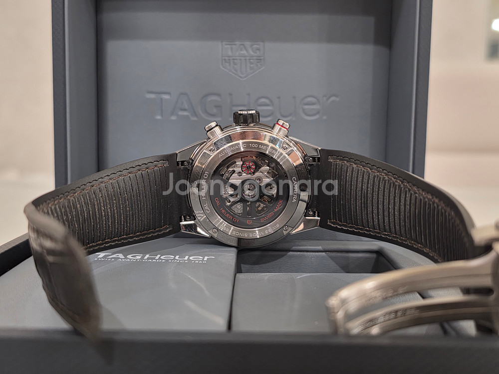 태그호이어 까레라 호이어01 스켈레톤 CAR201U 43MM--5