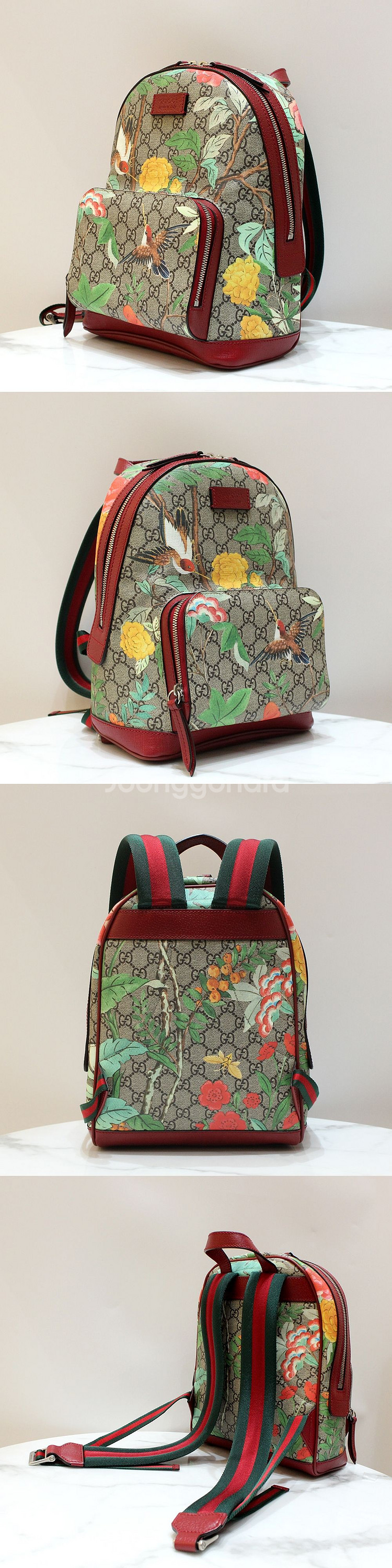 [명품다올동래] 구찌 플라워 백팩 427042--1
