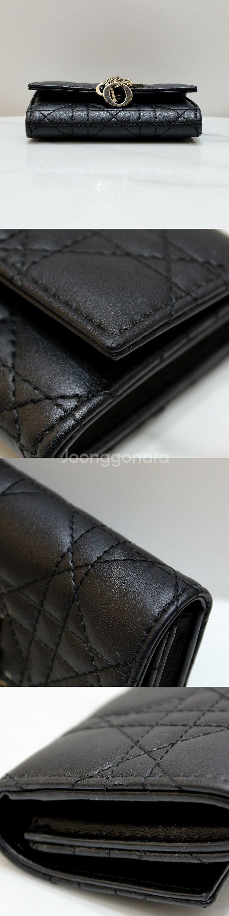 [명품다올동래] 디올 까나쥬 글리신 카드지갑 S0966--2