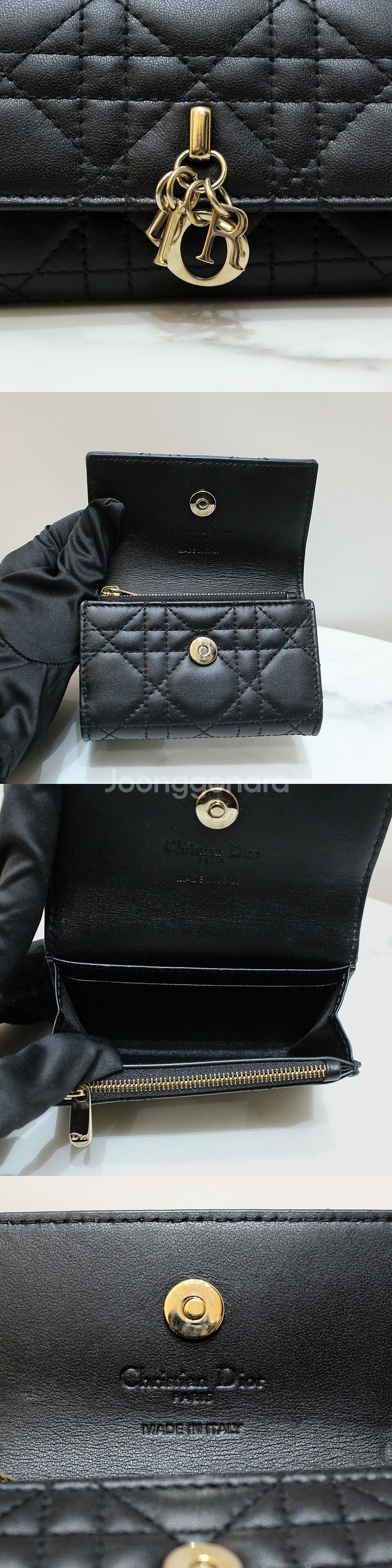 [명품다올동래] 디올 까나쥬 글리신 카드지갑 S0966--3