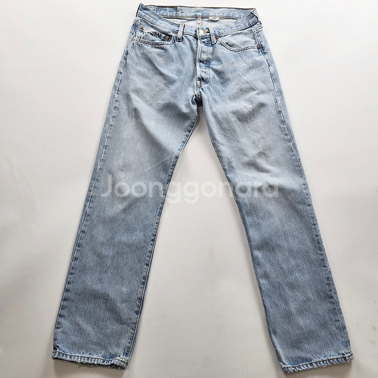 리바이스 501 청바지 연청 데님 사이즈30 R2777--1