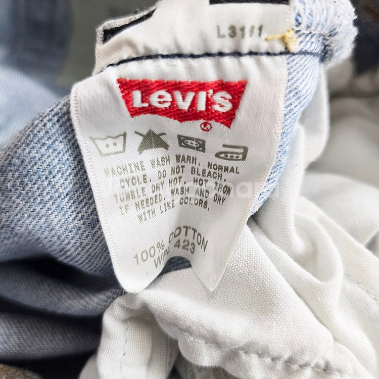 리바이스 501 청바지 연청 데님 사이즈30 R2777--6