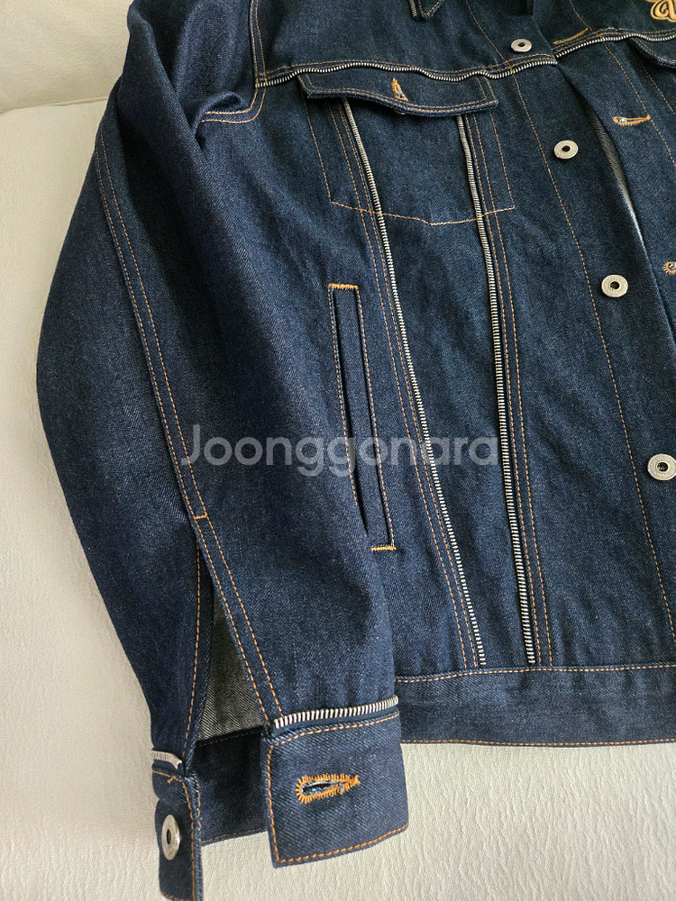 올드와터 데님 자켓--4