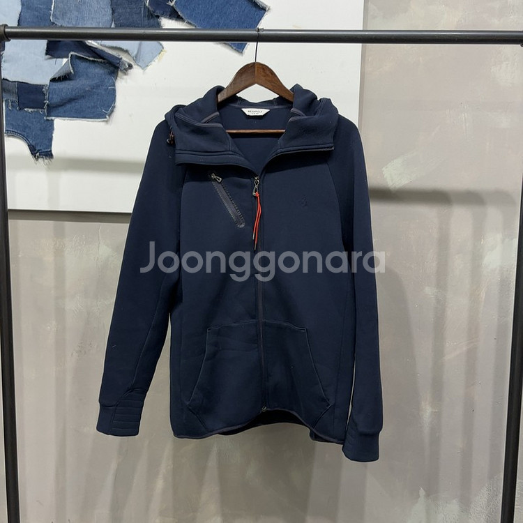 (105) 빈폴 캐주얼 네오프렌 슬림핏 후드집업 자켓--0