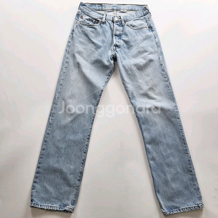 리바이스 501 청바지 연청 데님 사이즈30 R2777--3