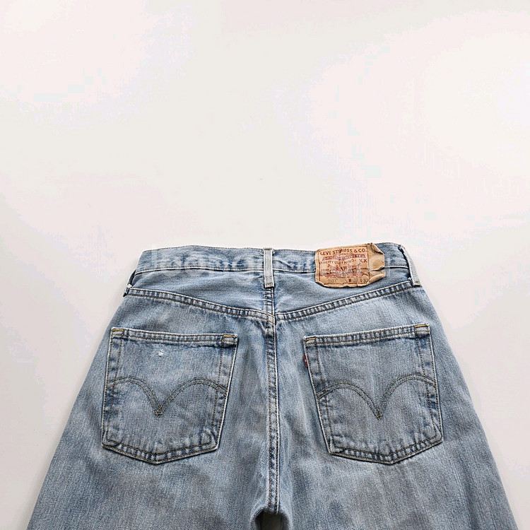 리바이스 501 청바지 연청 데님 사이즈30 R2777--1