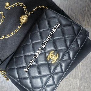 [마지막인하]샤넬 woc 골든볼 램스킨 풀구성(인보이스 등)I골드 메탈(+이너백)