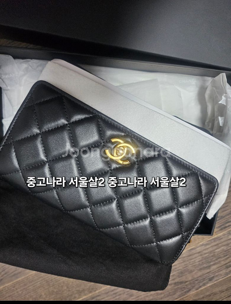 [마지막인하]샤넬 woc 골든볼 램스킨 풀구성(인보이스 등)I골드 메탈(+이너백)--1