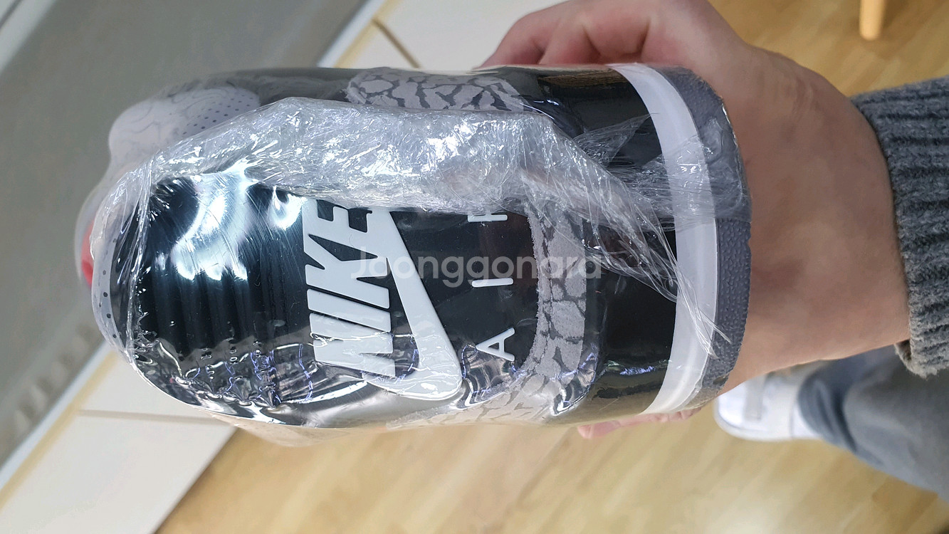 나이키 정품 조던3 레트로 블랙 시멘트 새상품--3