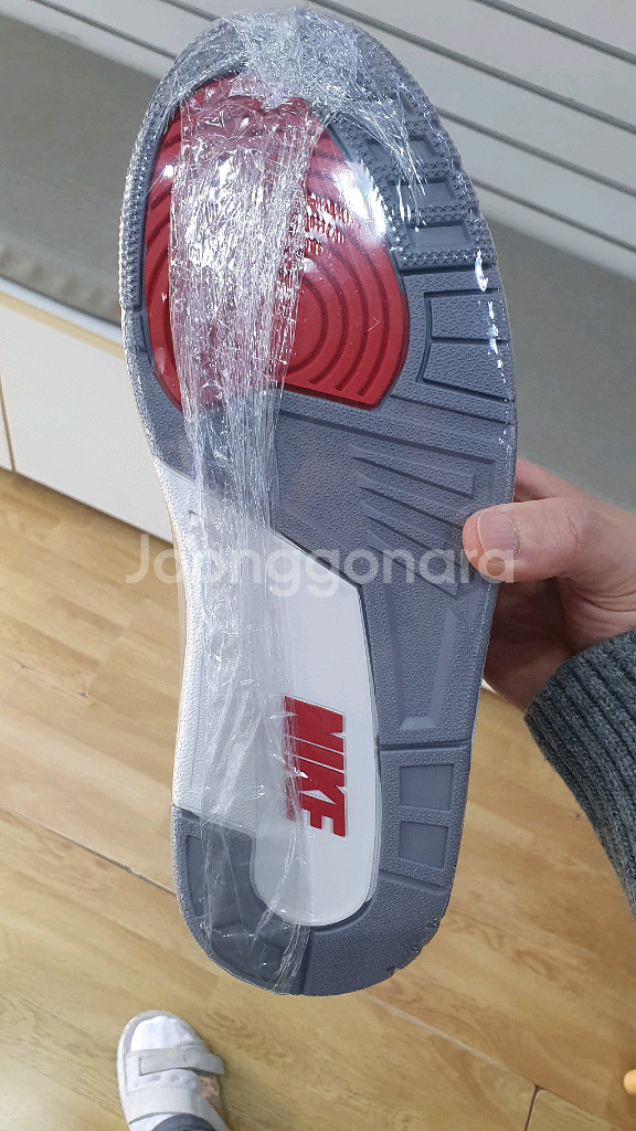 나이키 정품 조던3 레트로 블랙 시멘트 새상품--5