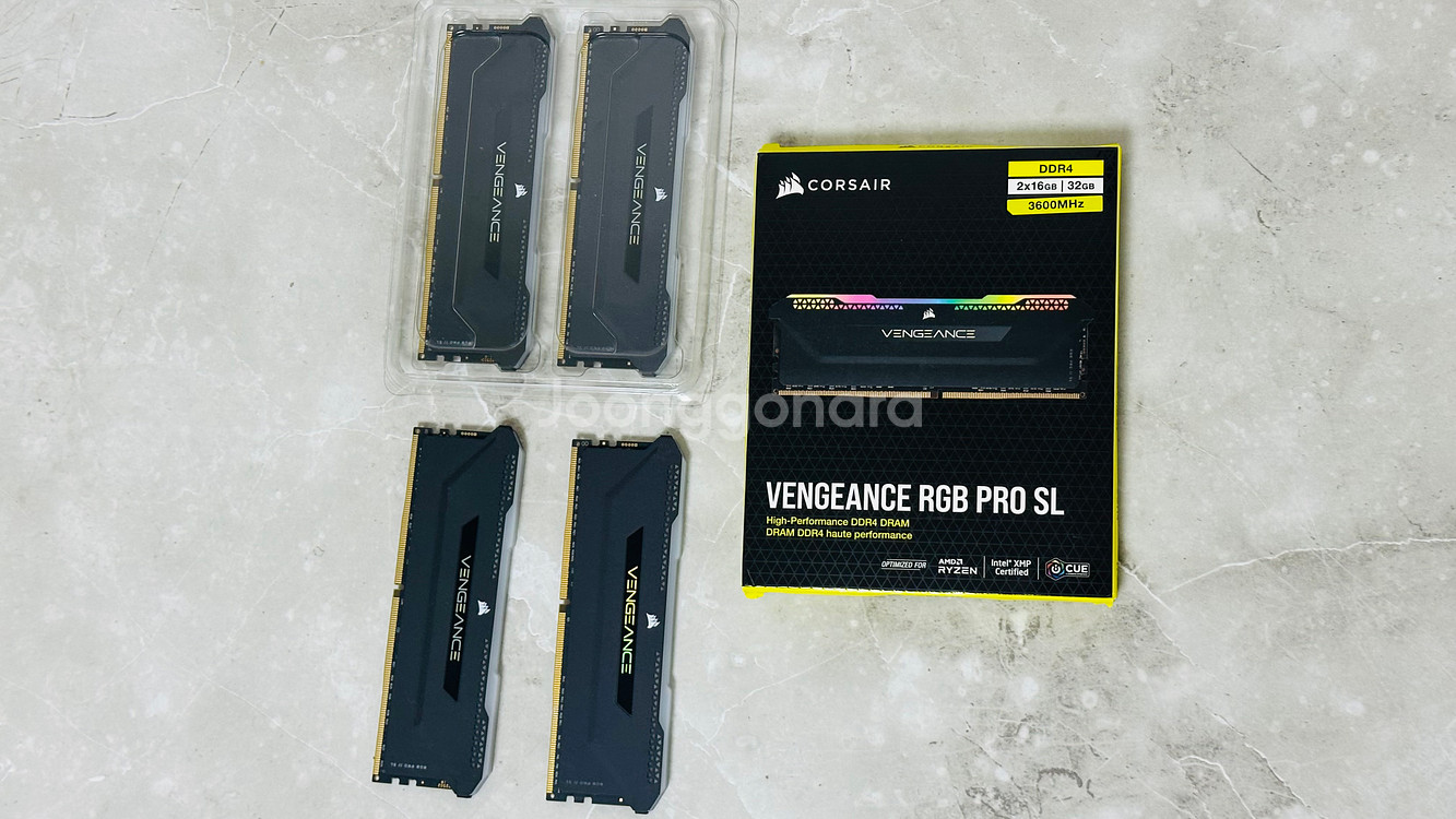 커세어 ddr4 3600 RGB 램 64gb--0