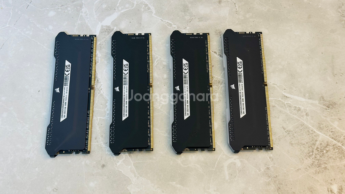 커세어 ddr4 3600 RGB 램 64gb--1
