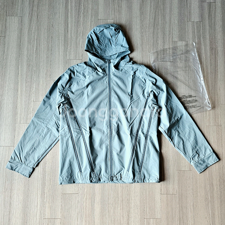 XL 105 새제품) 산산기어 지퍼 자켓 바람막이 제이드 카키--6
