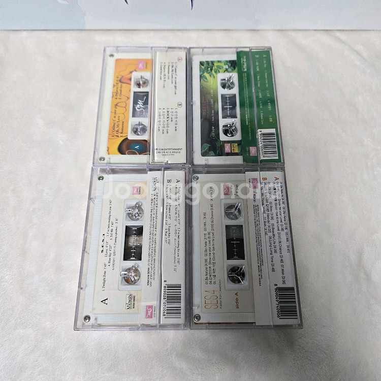 SES S.E.S 1~4집 카세트테이프 4장 일괄판매--3