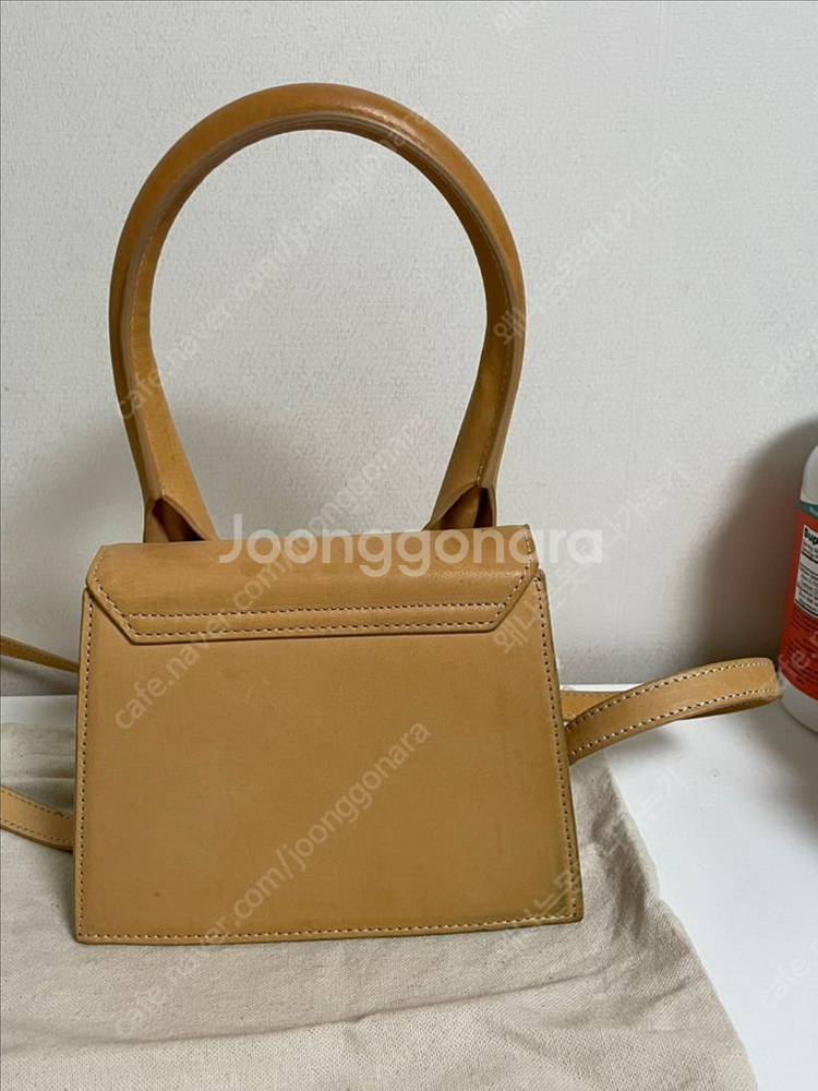 자크뮈스 르 치키토 모옌 토트백 다크 옐로우--2