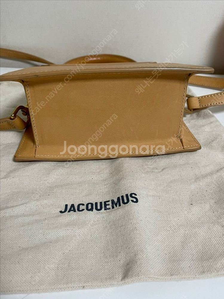 자크뮈스 르 치키토 모옌 토트백 다크 옐로우--4