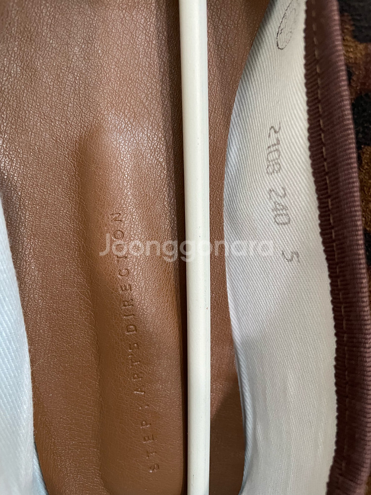 레오파드 패턴 호피 플랫슈즈 새상품--1