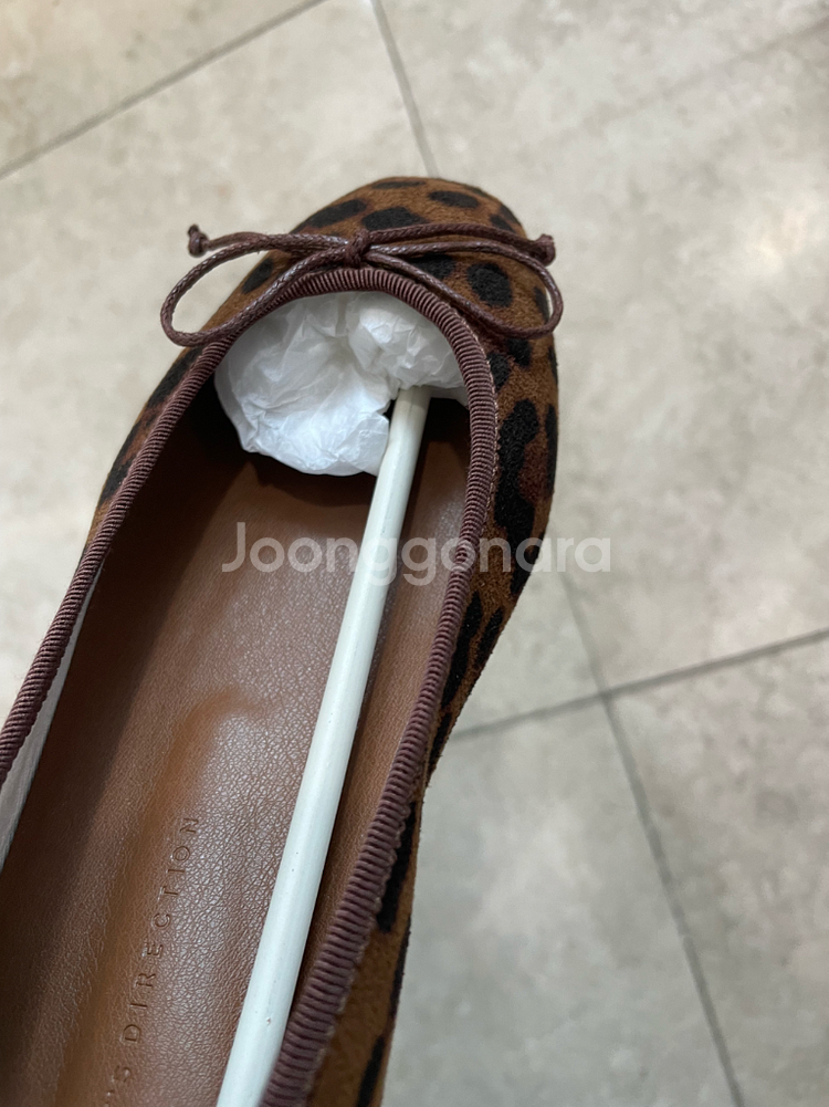 레오파드 패턴 호피 플랫슈즈 새상품--2