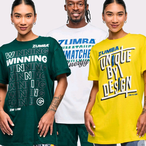 줌바 운동복 티셔츠 3종 세트