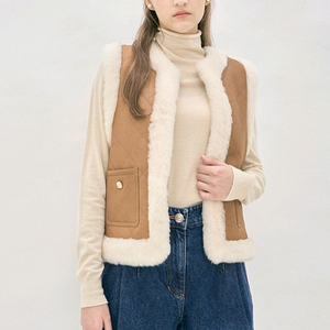 마인 리버시블 램스 퍼 베스트55 랑방 타임 더캐시미어