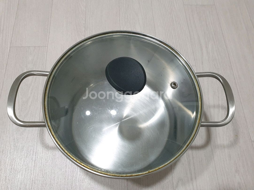 행켈 스텐 냄비 20cm/DKNY 니트 티 90/스카프--1