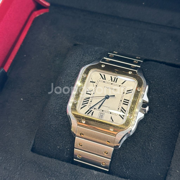 까르띠에 산토스 드 까르띠에 콤비 라지 W2SA0009--1