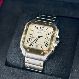 까르띠에 산토스 드 까르띠에 콤비 라지 W2SA0009