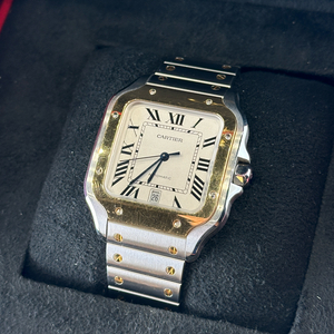 까르띠에 산토스 드 까르띠에 콤비 라지 W2SA0009