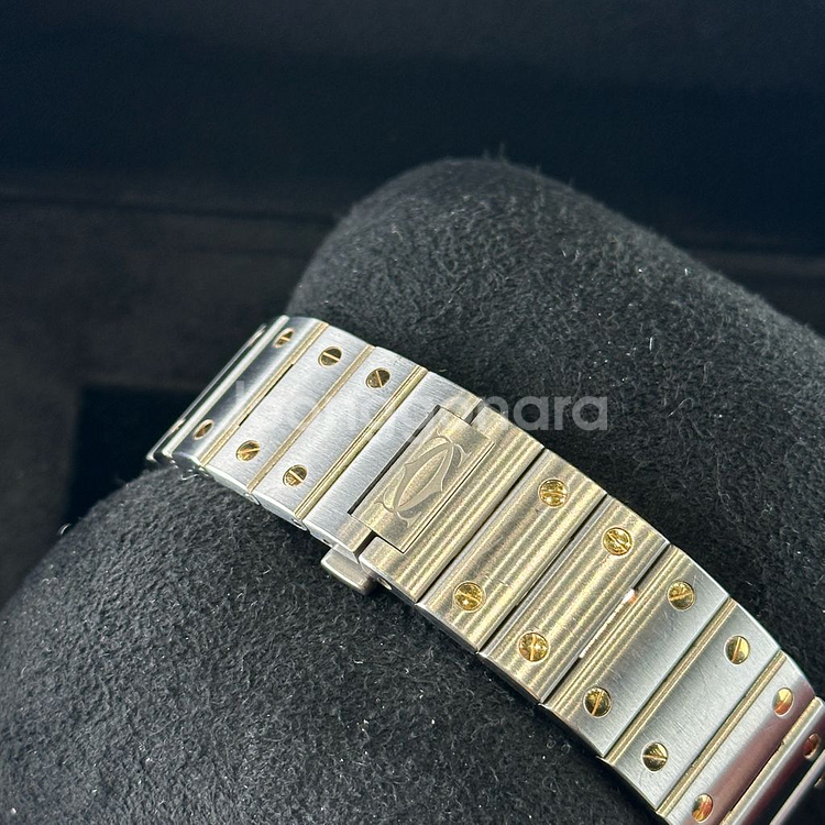 까르띠에 산토스 드 까르띠에 콤비 라지 W2SA0009--6