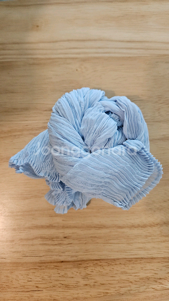 이세이미야케 6월 시폰 트위스트 긴팔탑--1