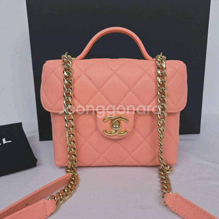 샤넬 박스백 캐비어 내장칩--0