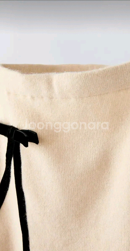 자라키즈 리본 니트스커트 새상품--2