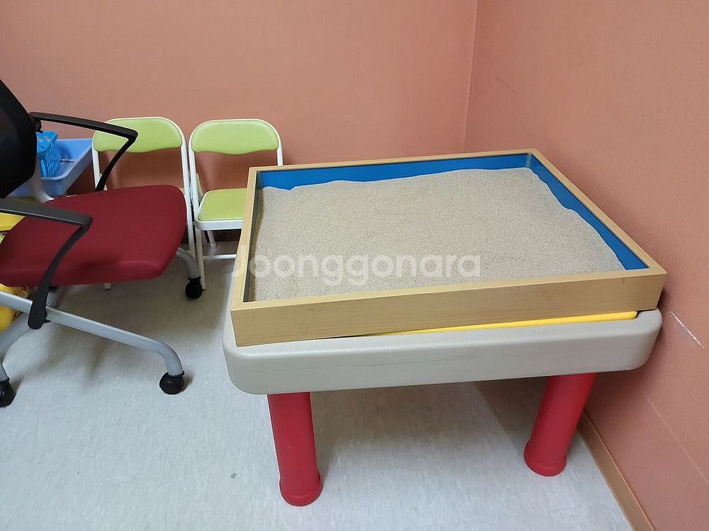 모래놀이치료실 일괄 정리(피규어 모래놀이판 포함)--4