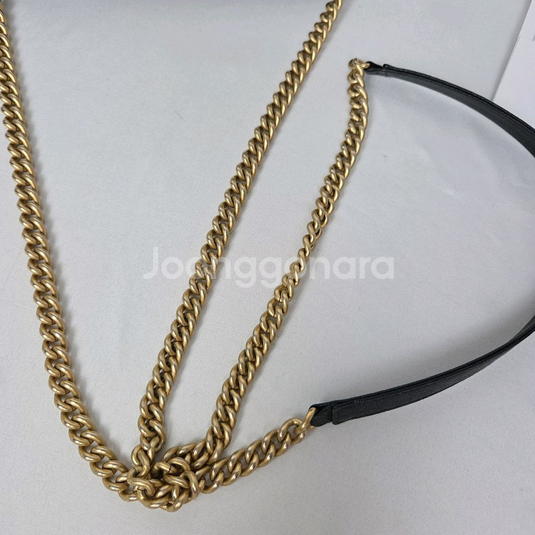 샤넬 woc 캐비어 블랙 금장--7