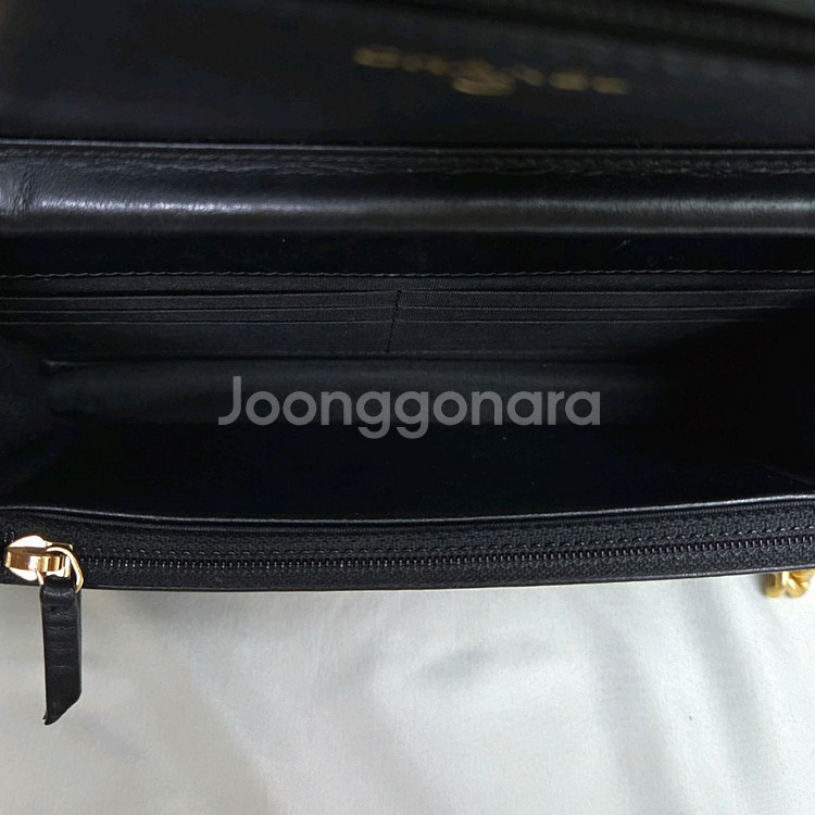 샤넬 woc 캐비어 블랙 금장--8