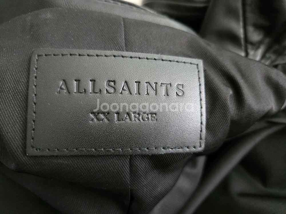 올세인츠 가죽 자켓 XXL--1