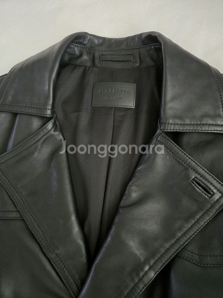 올세인츠 가죽 자켓 XXL--6