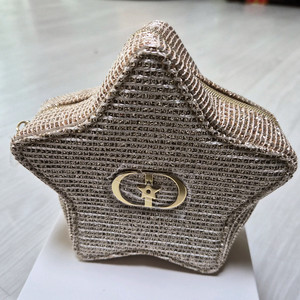 여성용 골드 메탈릭 파우치백