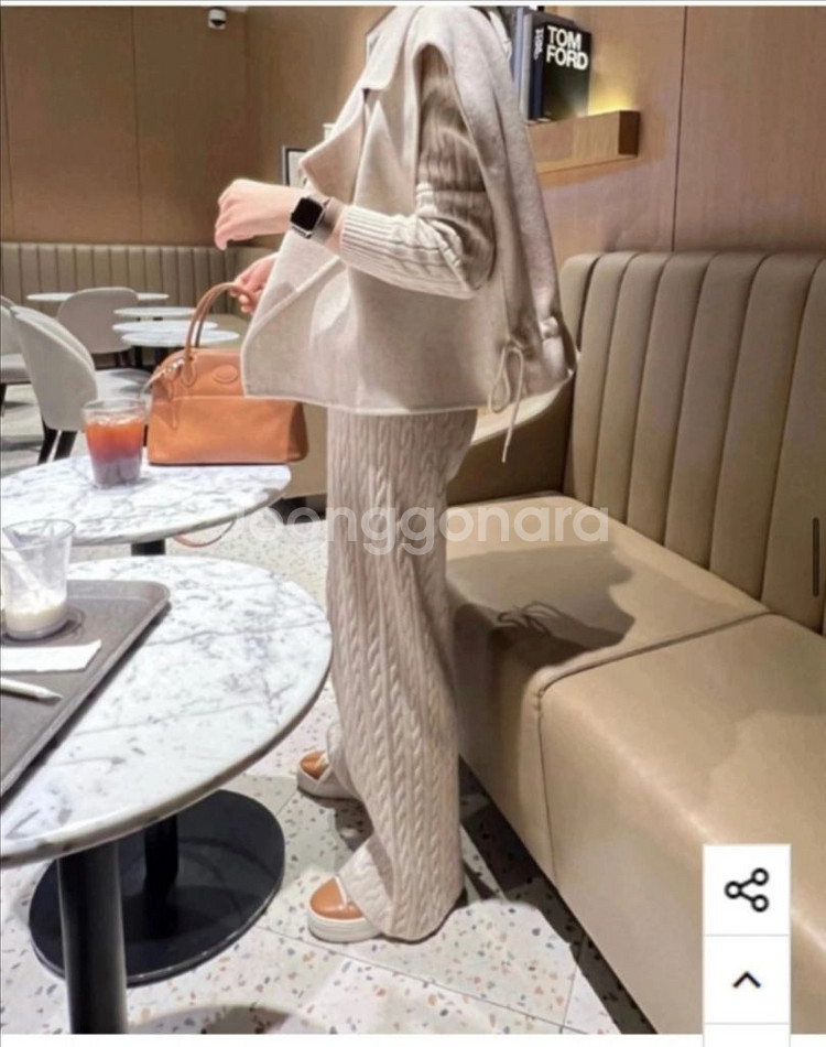 듀마르셀 말리베스트 새상품 오트밀 색상--4