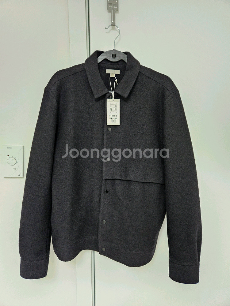 COS 보일드 울 자켓 미드나잇 브라운 M--0