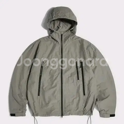M) 에스피오나지 마운틴 윈드 파카 바람막이 자켓 스톤 그레이--0